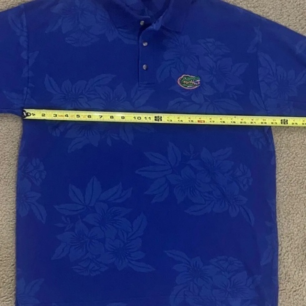 College Classics Men’s XL Florida Gators Floral Polo - Picture 5 of 7